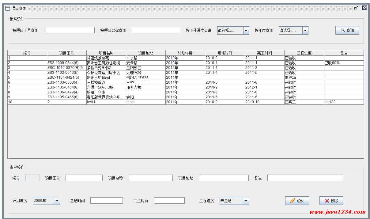 Java项目解决系统1.0【java1234_{}】