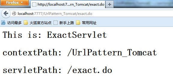 Servlet容器Tomcat中web.xml中url-pattern配置详解