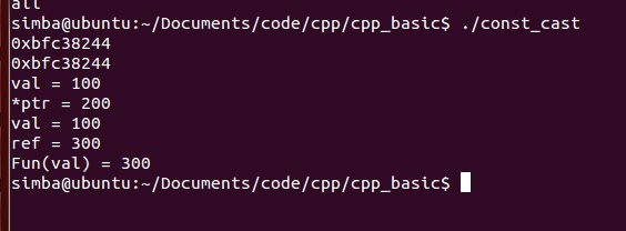 C++中四种典型转换 const_cast是否能改变常量