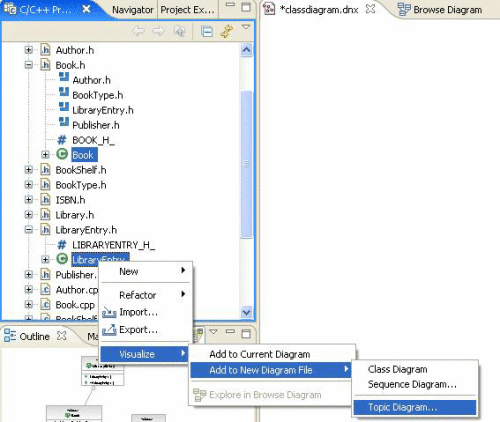 在Rational中操作C++可视化