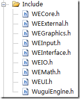 设计自己的3D图像引擎(2): WuguiEngine之项目机关组织