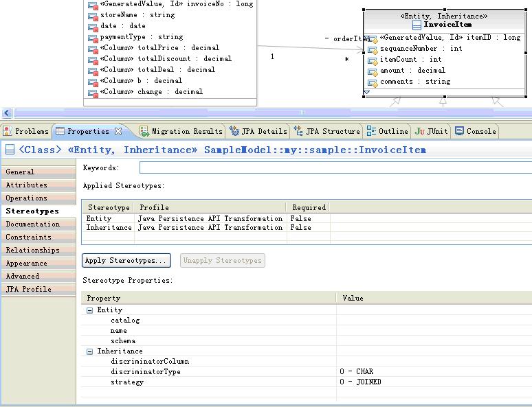 操作RSA V7.5中的UML-to-JPA转换加速JPA开辟