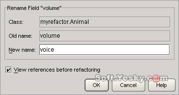 JBuilder2005实现重构之重命名