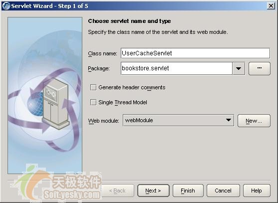 JBuilder2005 Servlet开辟之自启动