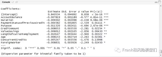 手把手教你用R语言创立信用评分模型（三）— —Logistic模型建构
