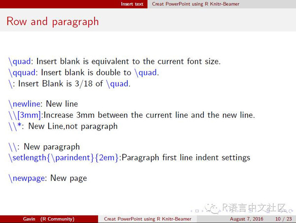 Create PowerPoint using R Knitr