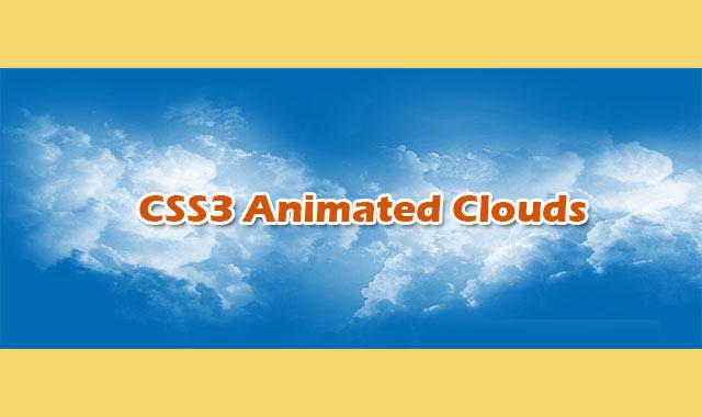 利用纯CSS3打造逼真的多层云彩动画特效教程_css3教程_多层云彩_代码