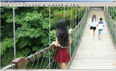 怎么用acdsee去掉图片中多余的人