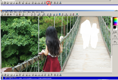 怎么用acdsee去掉图片中多余的人