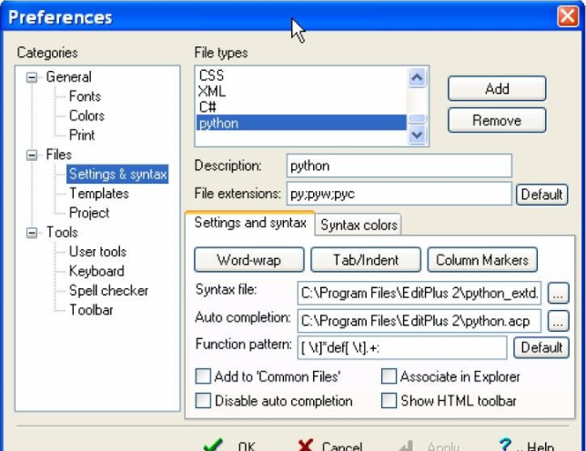 Python+Editplus在windows下的开发环境