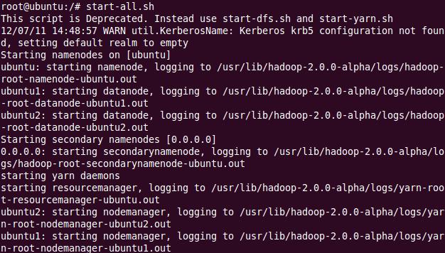 Hadoop 2.0.3在Linux环境下单机部署的讲解