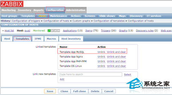 Linux利用Zabbix监控数据库系统的步骤