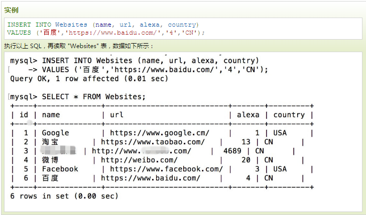 SQL语句