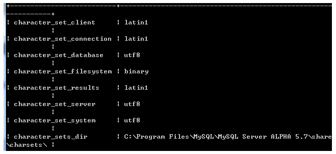 关于mysql的编码问题的详解