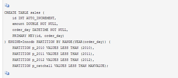 什么是mysql的分区表？